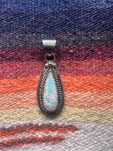 Load image into Gallery viewer, Teardrop Opal Sterling Silver Pendant
