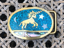 Load image into Gallery viewer, 1970s Unicorn Round Buckle
