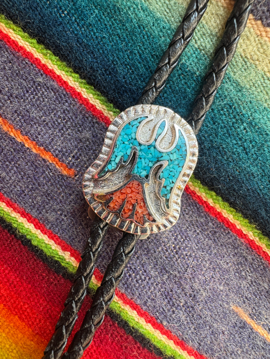 Phoenix Bolo Tie Necklace