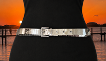 Load image into Gallery viewer, Vintage Mirrored Disco Belt
