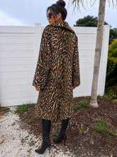 Load image into Gallery viewer, Vintage Safari by Fairmoor Animal Print Faux Fur Coat Jacket
