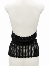 Load image into Gallery viewer, Vintage Crotchet Beaded Halter Top
