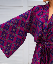 Load image into Gallery viewer, Vintage Printed Robe Lingerie Dress
