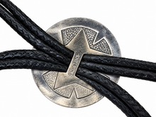 Load image into Gallery viewer, Vintage Leather Snakeskin Concho Belt

