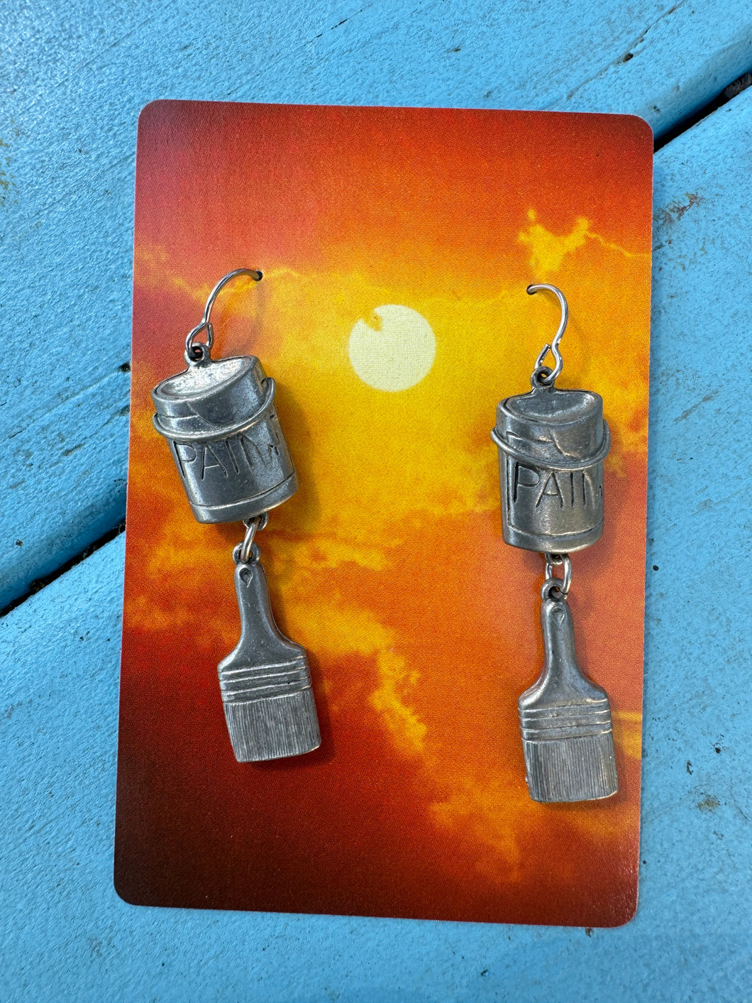 Paint with Brush Earrings