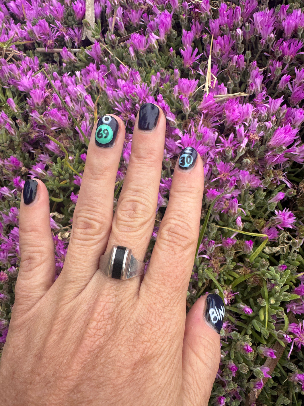 Sterling Silver Stripe Down the Middle  Ring