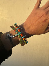 Load image into Gallery viewer, Navajo Dragonfly Cuff Bracelet by Melvin Francis

