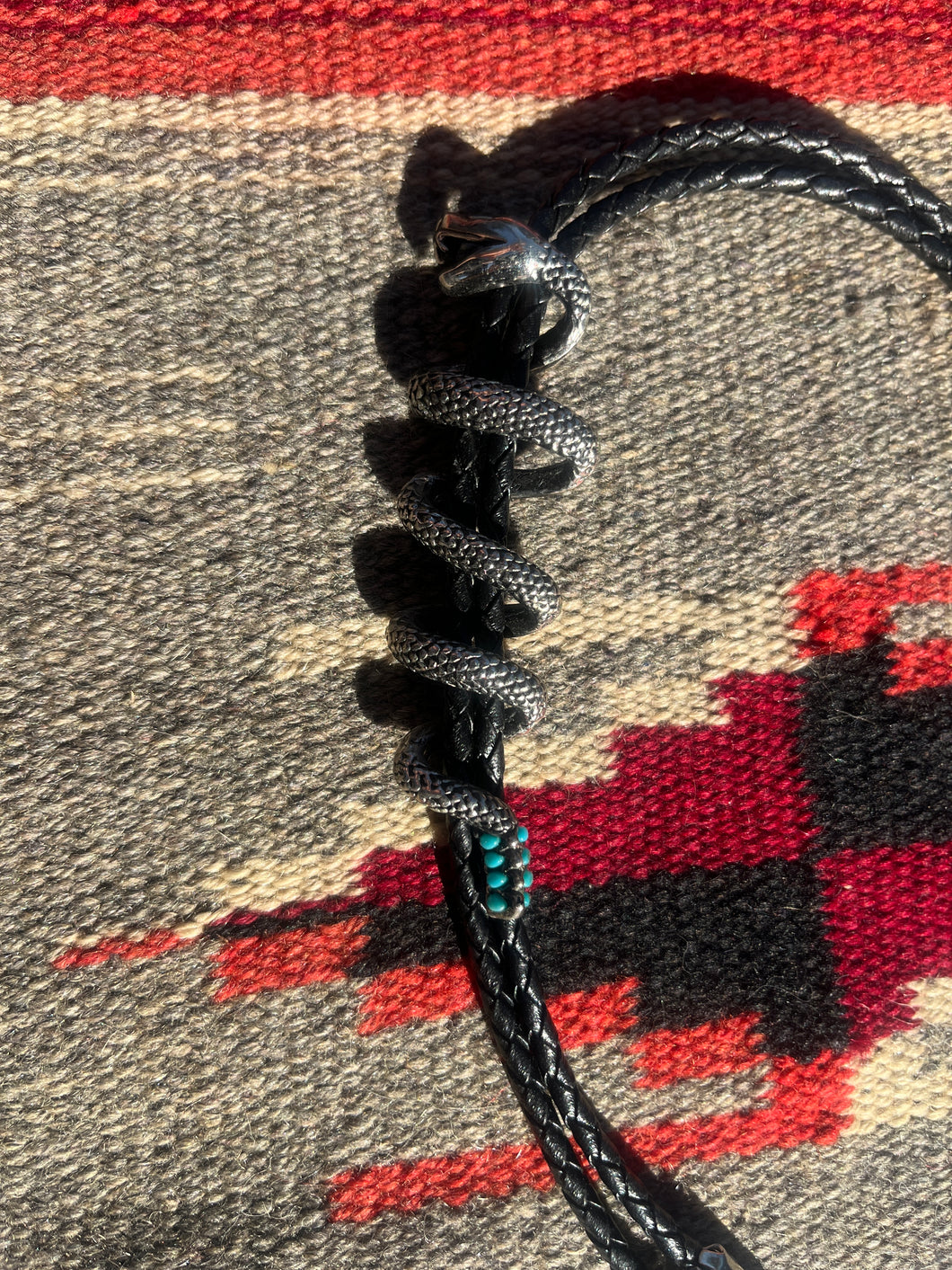 Snake Bolo Tie Necklace