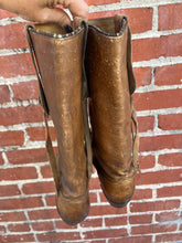 Load image into Gallery viewer, Concho Flap Leather Boots ~ Women Size 7
