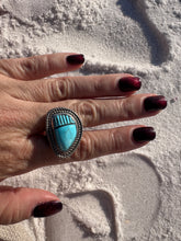 Load image into Gallery viewer, Turquoise Bear Paw Ring
