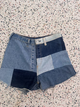 Load image into Gallery viewer, Patchwork Levis Denim Jean Shorts
