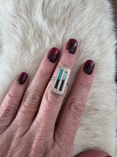 Load image into Gallery viewer, Two Inlay Lines Ring
