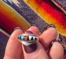 Load image into Gallery viewer, Zuni Inlay Ring
