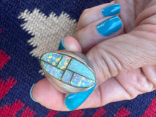Load image into Gallery viewer, Opal Inlay Oval Ring
