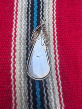 Load image into Gallery viewer, Turquoise Wired Wrap Sterling Silver Pendant
