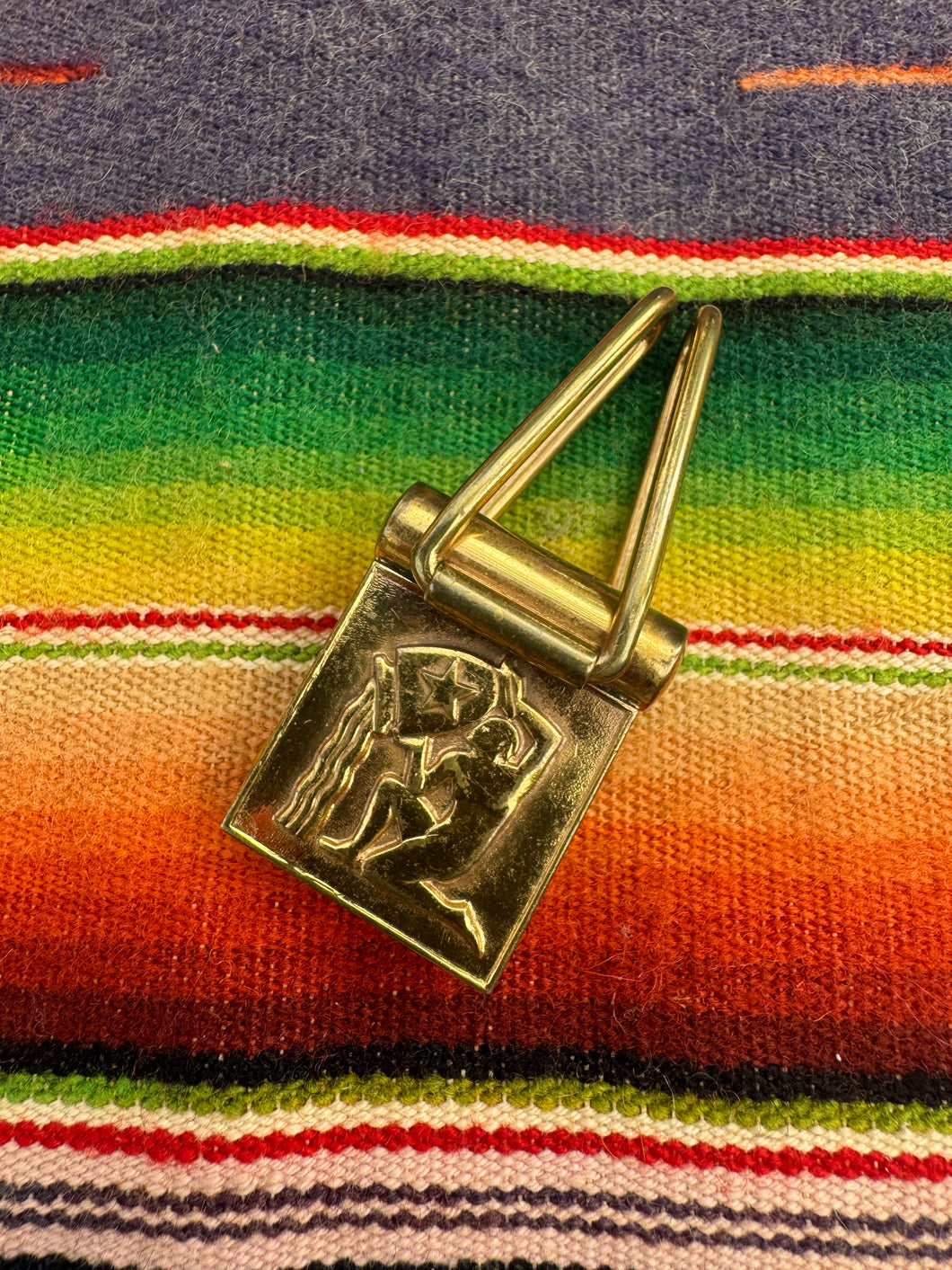 Aquarius Money Clip