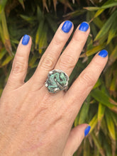 Load image into Gallery viewer, Handmade Turquoise Snake Ring
