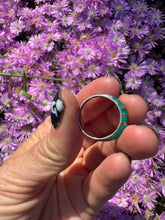 Load image into Gallery viewer, Malachite Inlay Band Ring

