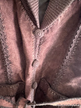 Load image into Gallery viewer, 1970s CJ Fashion Split Brown Suede Jacket
