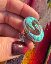 Load image into Gallery viewer, Tornado Turquoise Opal  Ring
