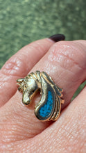 Load image into Gallery viewer, Vintage Horse Brass Ring
