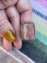 Load image into Gallery viewer, Rhodochrosite Gemstone Sterling Silver Ring
