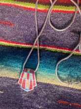 Load image into Gallery viewer, Opal Coral Inlay Necklace
