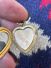 Load image into Gallery viewer, Heart Sterling Gold Plated Locket Necklace
