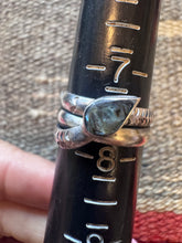 Load image into Gallery viewer, Silver Abalone Snake Ring
