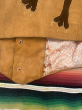 Load image into Gallery viewer, 1970&#39;s Groovy Leo Zodiac Suede  Cutout Vest
