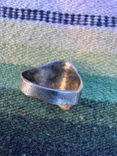 Load image into Gallery viewer, Skull with Turquoise Goggles Ring
