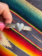 Load image into Gallery viewer, Heart Silver Cuff Bracelet
