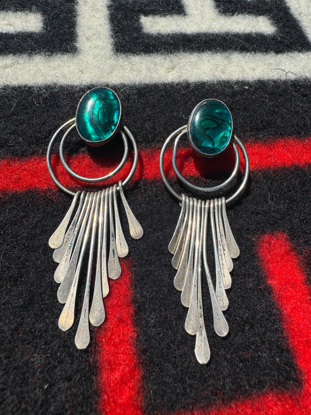 Abalone Dangling Earrings