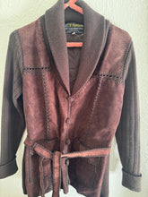 Load image into Gallery viewer, 1970s CJ Fashion Split Brown Suede Jacket
