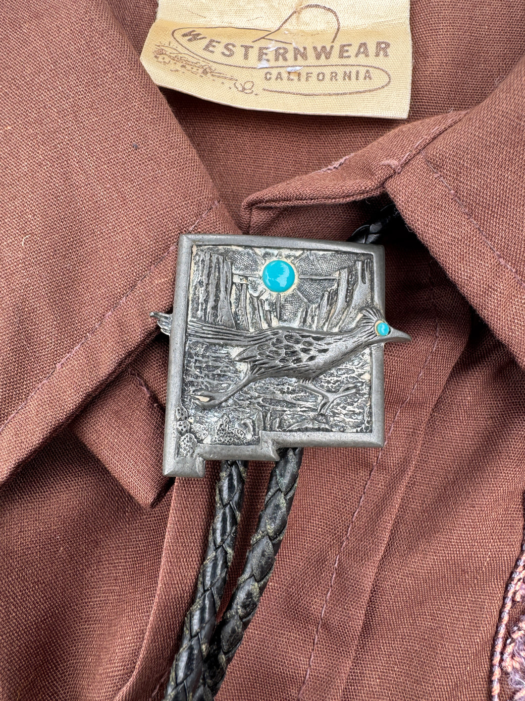 Roadrunner Bolo Tie Necklace