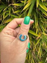Load image into Gallery viewer, Opal Horseshoe Ring
