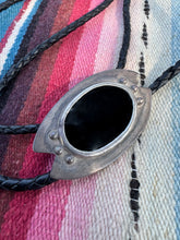 Load image into Gallery viewer, Vintage Silvertone Bolo Tie Necklace

