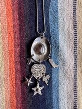 Load image into Gallery viewer, Vintage Western Cowboy Hat with Charms Necklace

