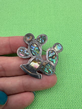 Load image into Gallery viewer, Abalone Cactus Pin
