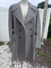 Load image into Gallery viewer, Vintage Plaid Belted Trench Coat Jacket
