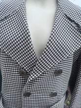 Load image into Gallery viewer, Vintage Plaid Belted Trench Coat Jacket
