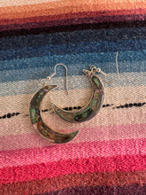 Load image into Gallery viewer, Moon Abalone Sterling Silver Earrings
