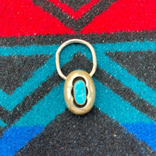 Load image into Gallery viewer, Turquoise Shadow Box Keychain
