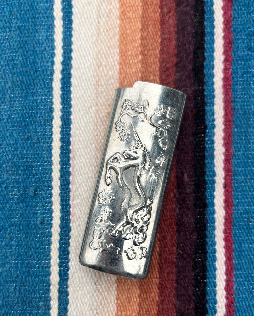 Vintage Unicorn Lighter Case
