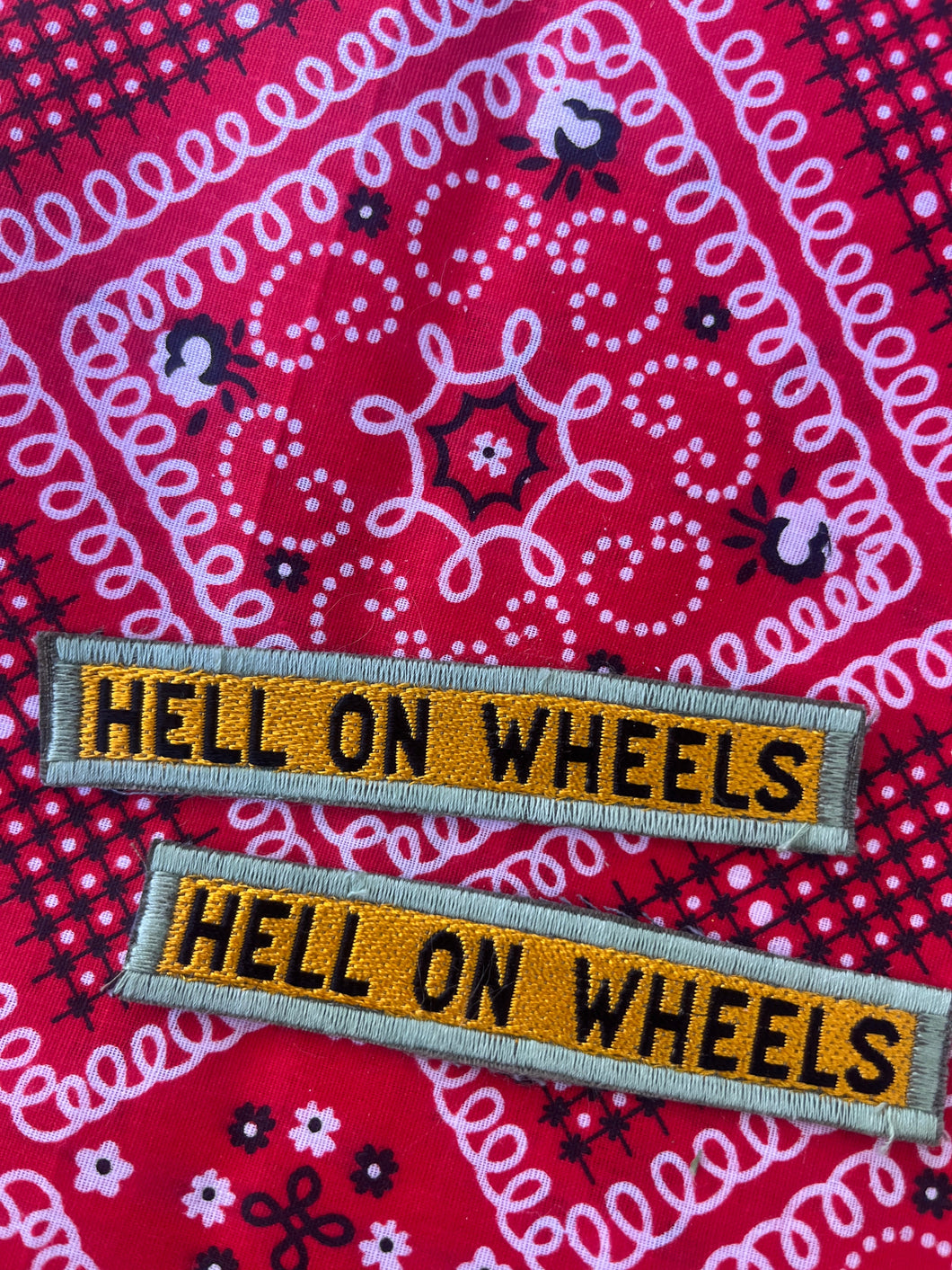 Hell On Wheels  Patch
