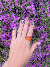 Load image into Gallery viewer, Bessie Manning Fire Opal Double Ring
