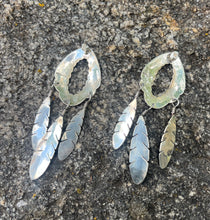 Load image into Gallery viewer, Three Feathers Earrings
