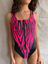 Load image into Gallery viewer, 1980s Wetsuit Zip Up Bathing Suit
