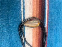 Load image into Gallery viewer, Tiger&#39;s Eye Bolo Tie Necklace
