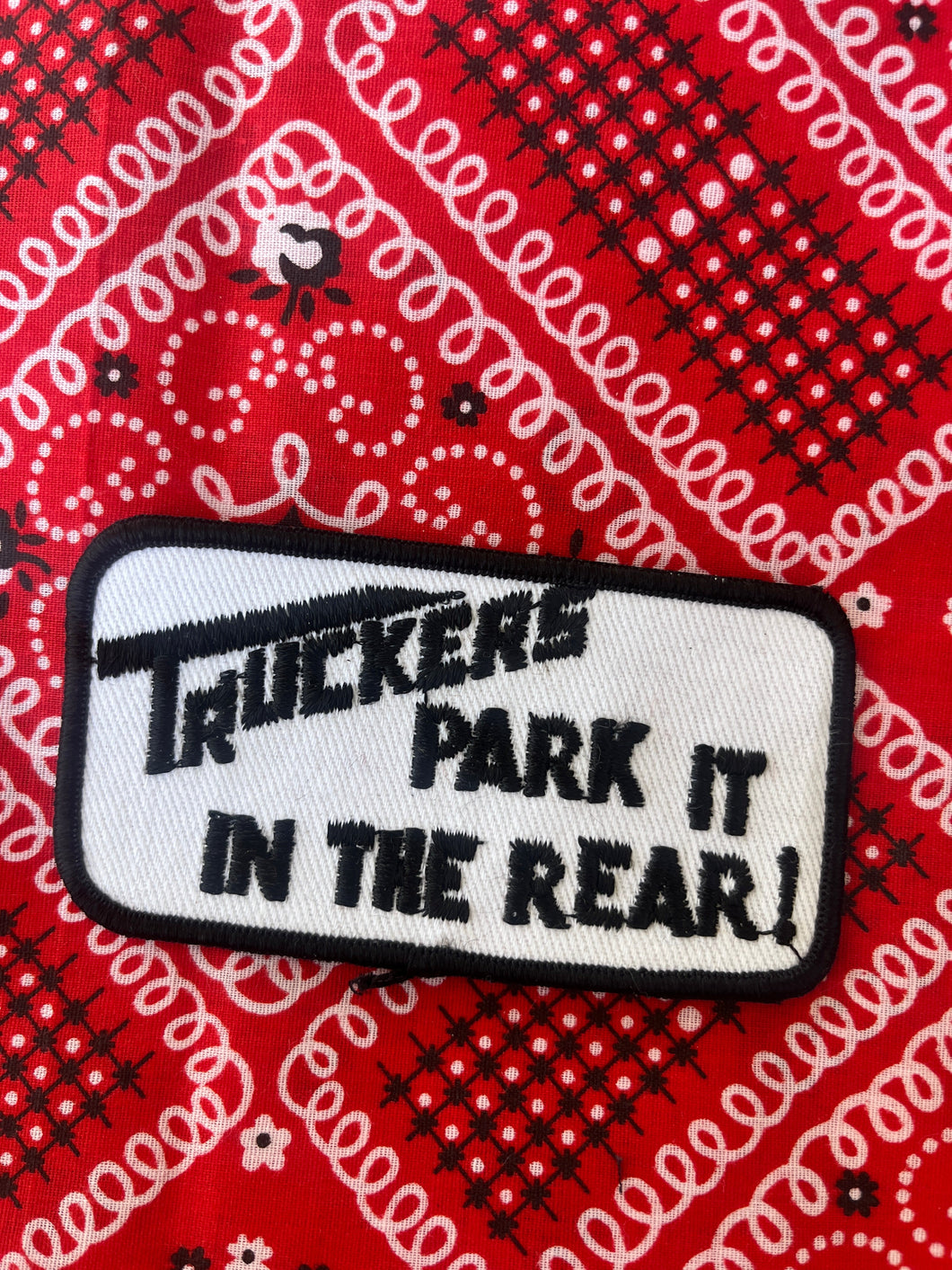 Truckers Park it in the Rear Patch